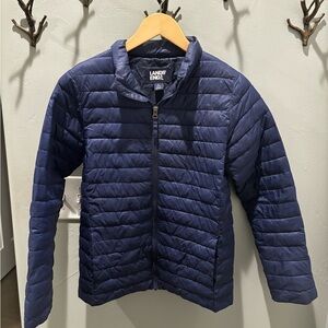 Lands End Puffy Jacket 14-16 (L) boys